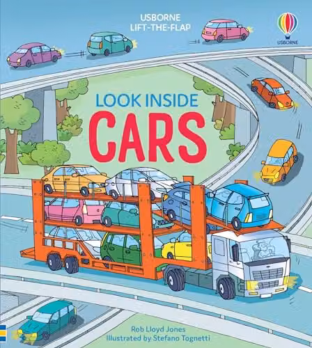 Usborne Look Inside Cars Multicolour Board Book