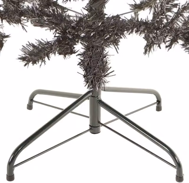 Berkfield Home Slim Christmas Tree in Black, Height: 240 cm – 1