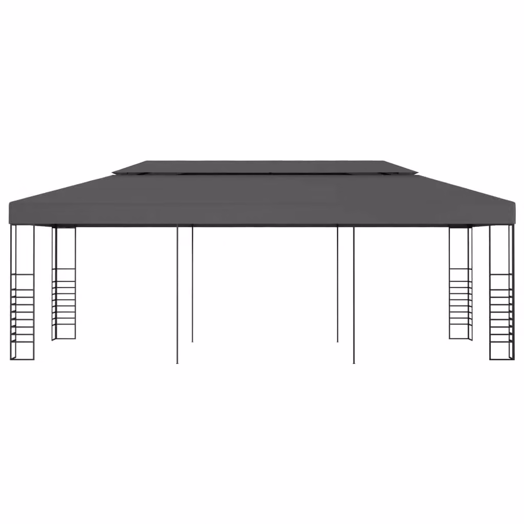 Berkfield Home Anthracite and Black Hip Style Gazebo Marquee, W: 600 cm, D: 300 cm, H: 270 cm – 2