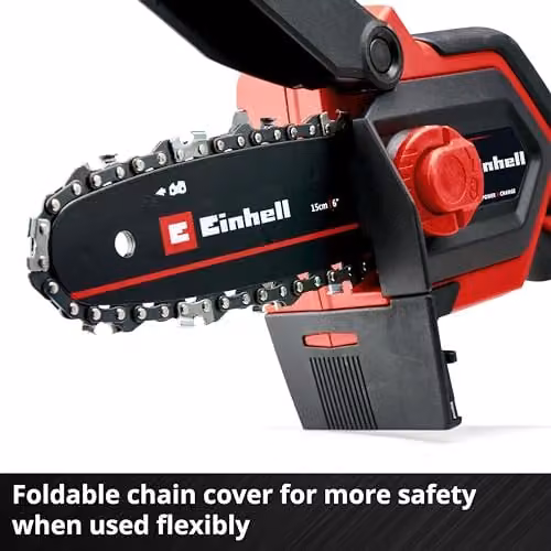 Einhell Cordless Pruning Saw 18V PXC with 12.5cm Cutting Length in Black and Red – 5