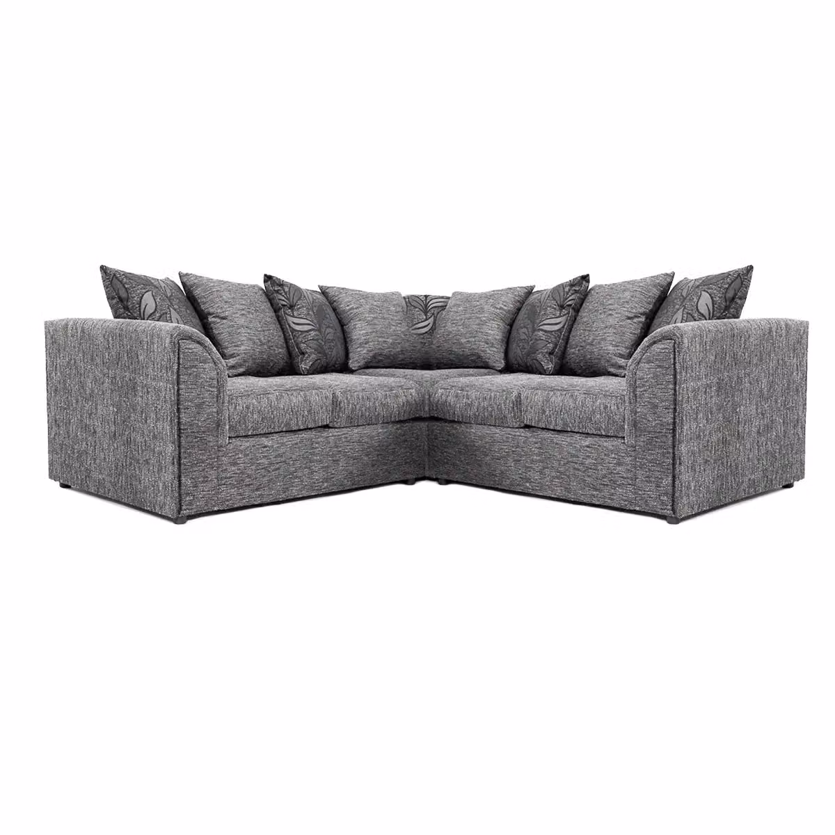 Furnishings For Less UK Byron Dundee Chenille Fabric 5 Seater L Shaped Corner Sofa in Grey – 2