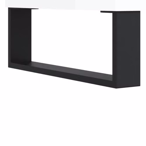 vidaXL High Gloss White Sideboard in Engineered Wood W/D/H: 69.5 x 34 x 90 cm – 3