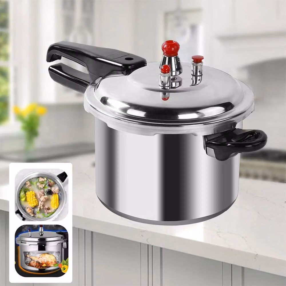 Ventryn 9 l Aluminium Pressure Cooker in Metallic Silver – 4