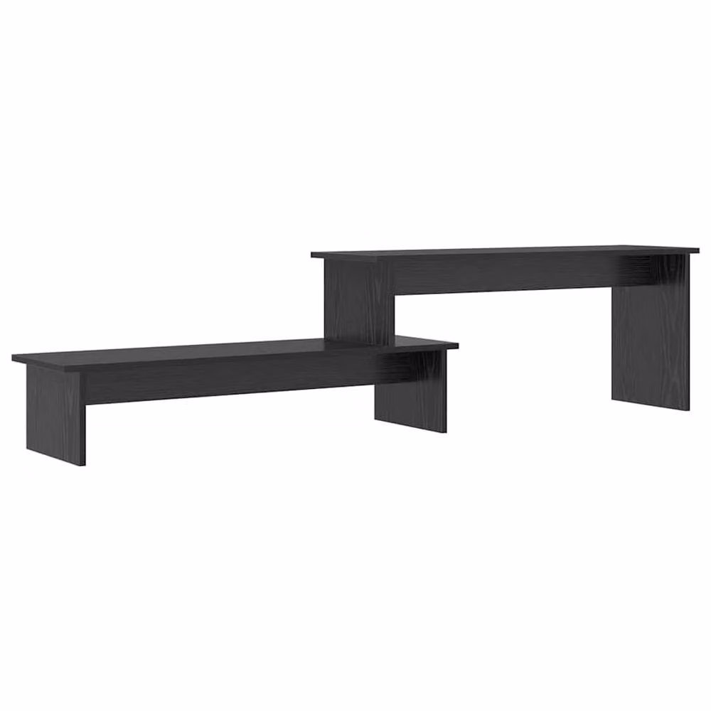 Berkfield Home Modern TV Cabinet in Black Oak, W/D/H: 180 x 30 x 43 cm – 3