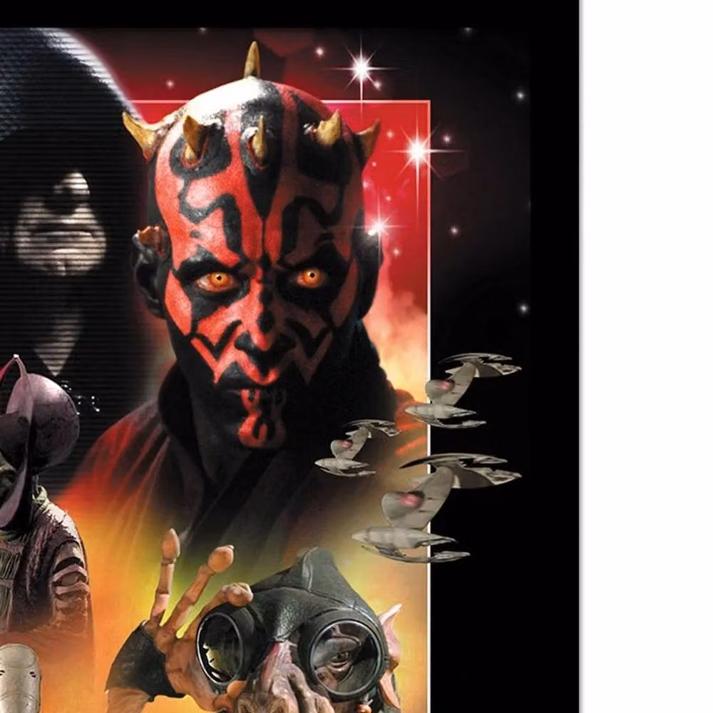 Star Wars Episode I Villains Framed Multicolour Paper Poster – 2