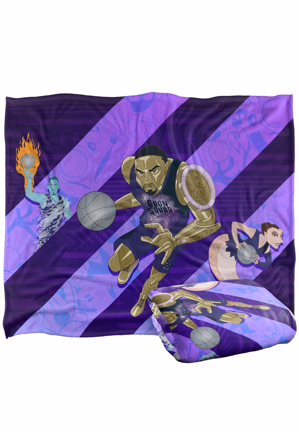Warner Brothers Space Jam 2 Silky Touch Super Soft White Throw Blanket W/D/H: 152 x 127 cm – 2