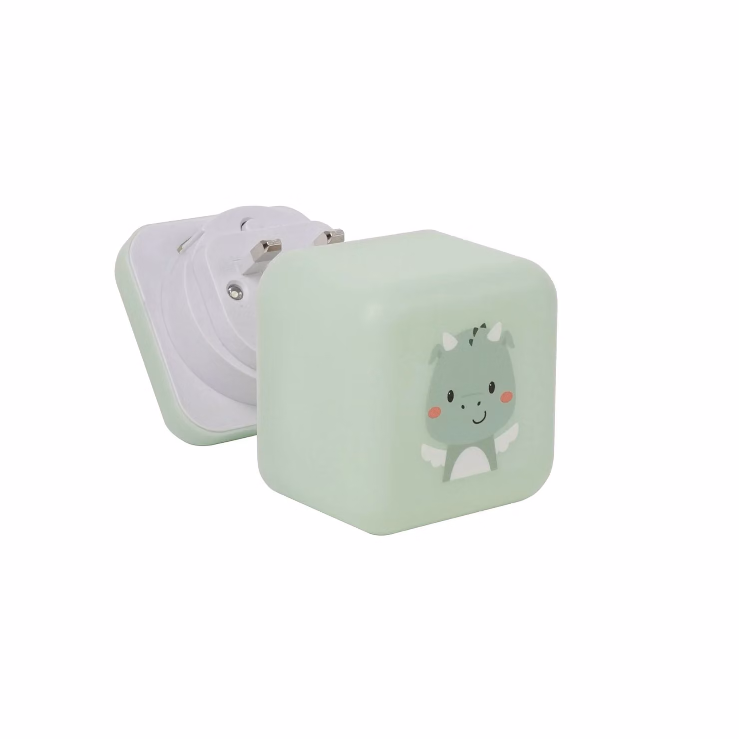 Cloud B Cube B Drake The Dragon Night Light and Reading Lamp in White and Green – 2