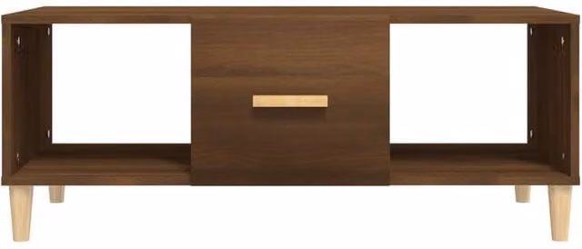 Berkfield Home Brown Oak Decorative Coffee Table, W/D/H: 102 x 50 x 40 cm – 1