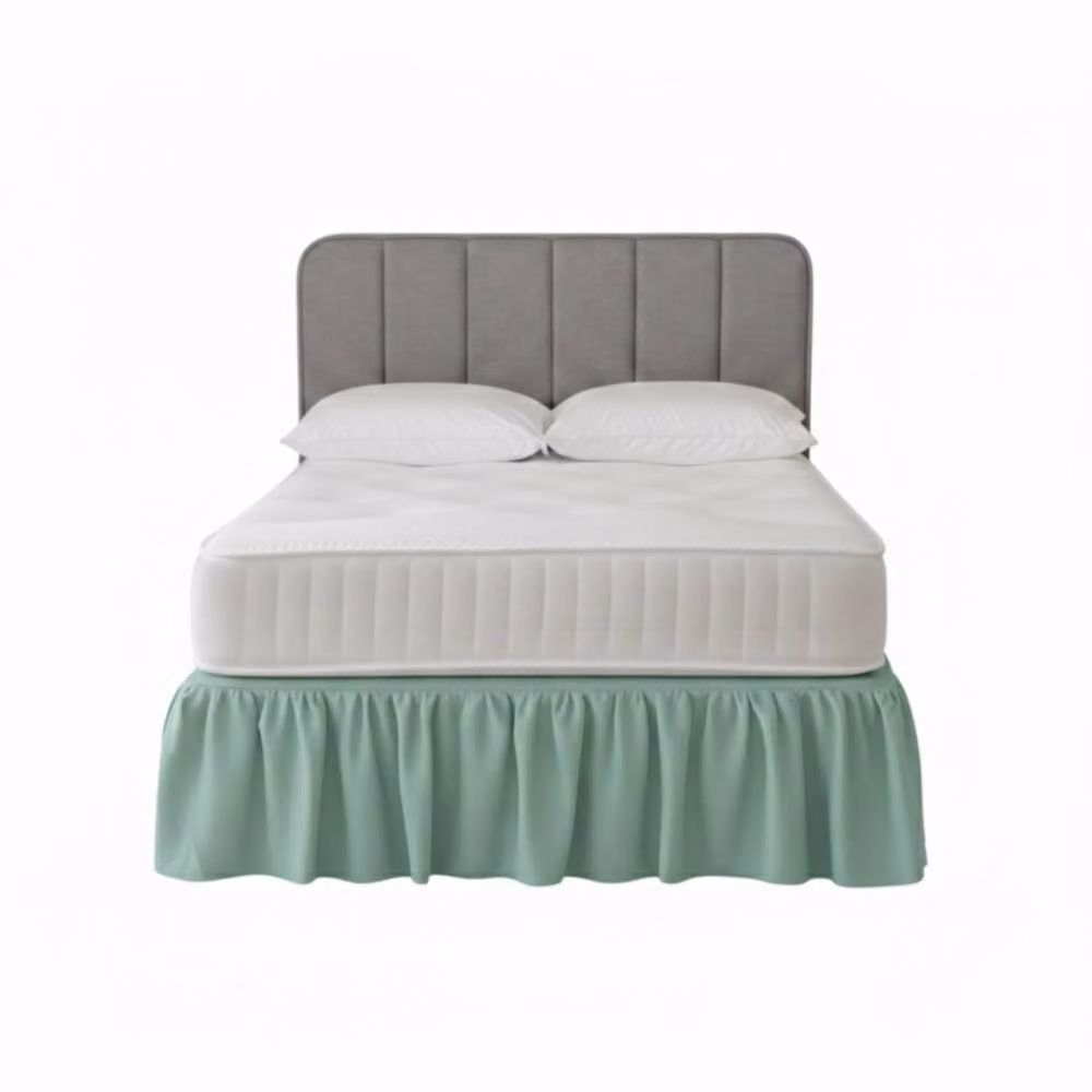 Snug City King Size Polycotton Divan Bed Base Valance Sheet in Mint Green – 2
