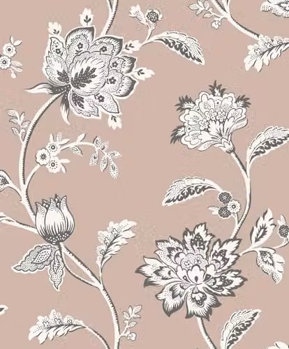 Fine Decor FD43451 Juliette Pink Floral Botanical Washable Wallpaper Roll