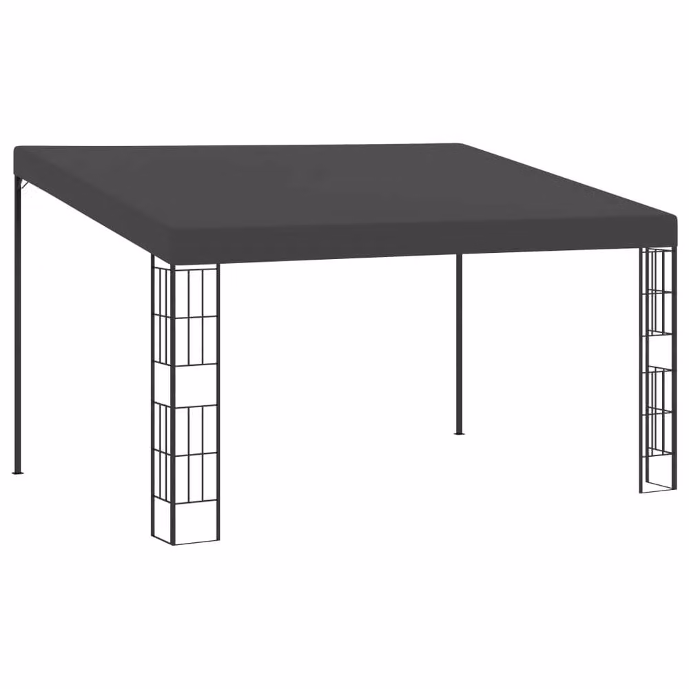 Berkfield Home Wall-mounted Gazebo in Anthracite and Black, W: 400 cm, D: 300 cm, H: 262 cm – 2
