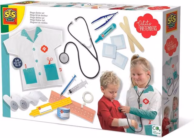 SES Mega Doctor Care Set in Green and Multicolour