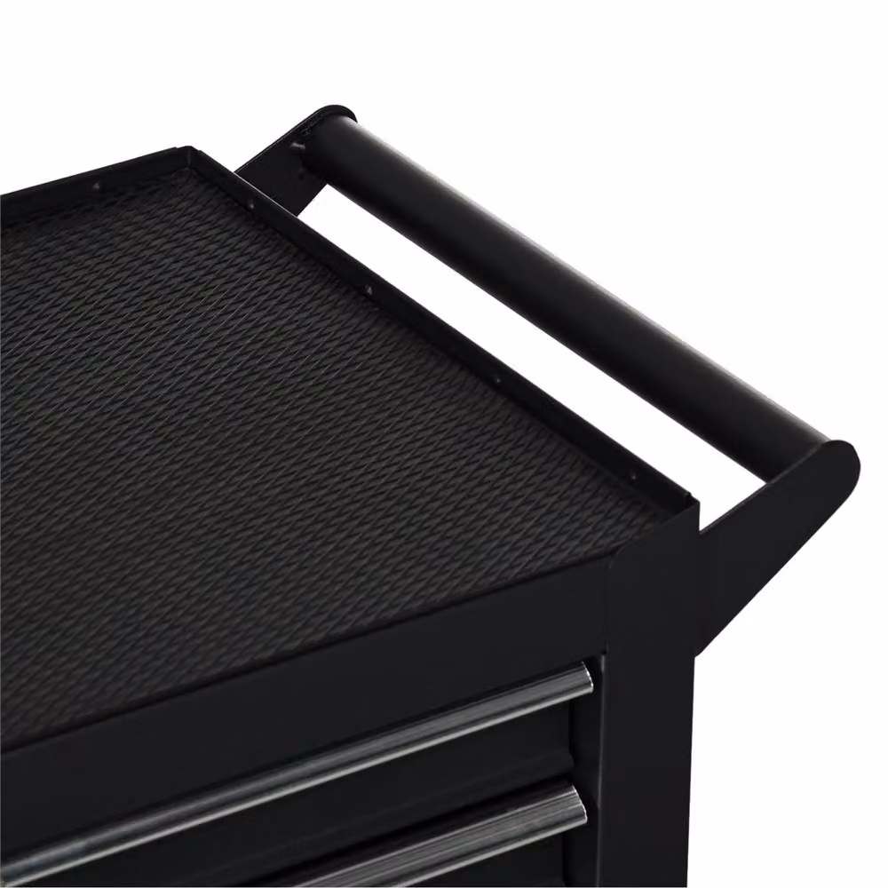 NESTLUNE Black 7 Drawer Roller Tool Storage Cabinet W: 100 cm, D: 75 cm, H: 15 cm – 4
