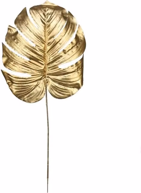 KDMD Gold Metallic Monstera Leaf Large 2 Pack