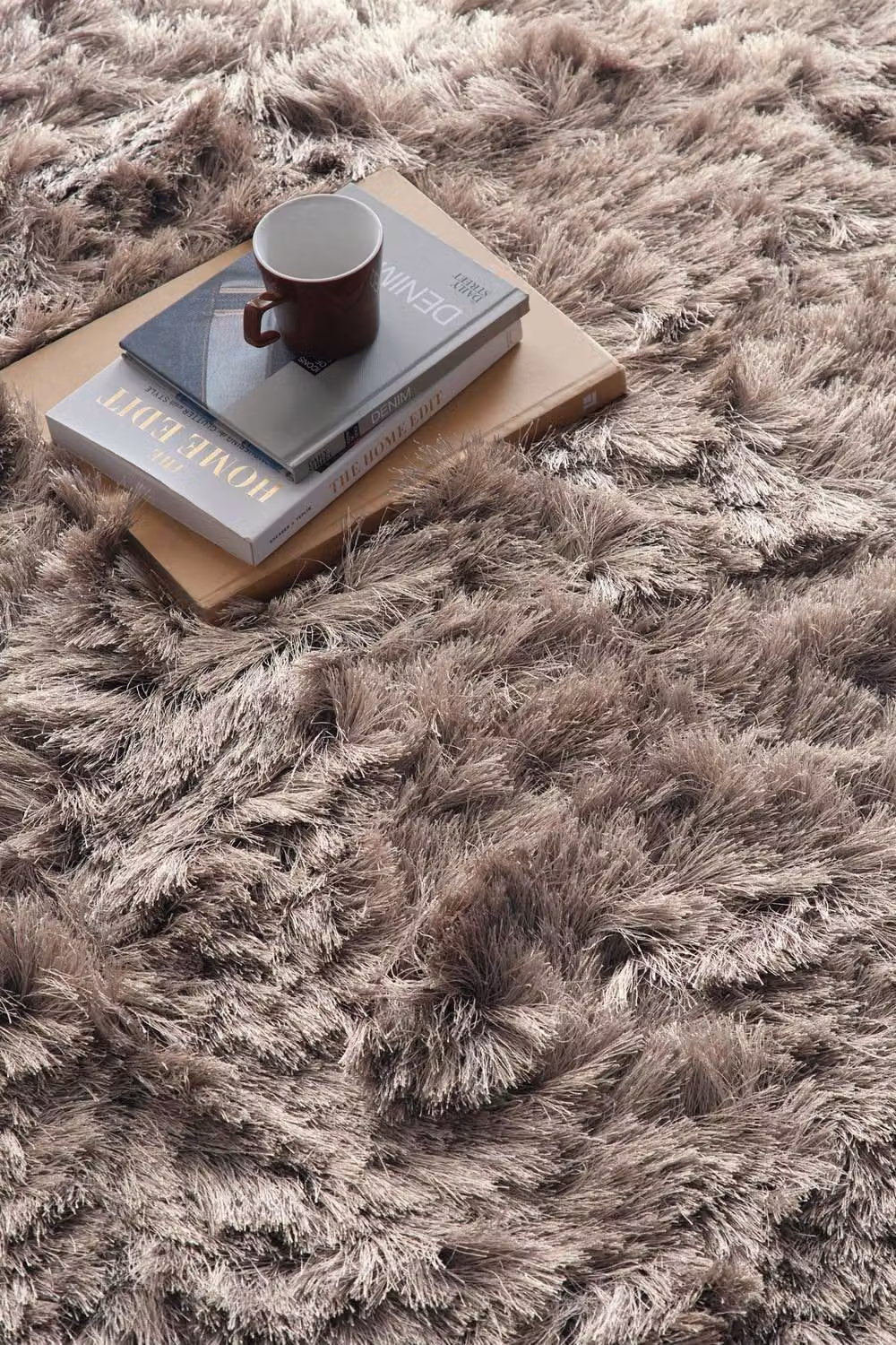 Origin Glamour Deluxe Faux Fur Rectangular Rug in Medium Beige, W: 120 cm x L: 170 cm – 3