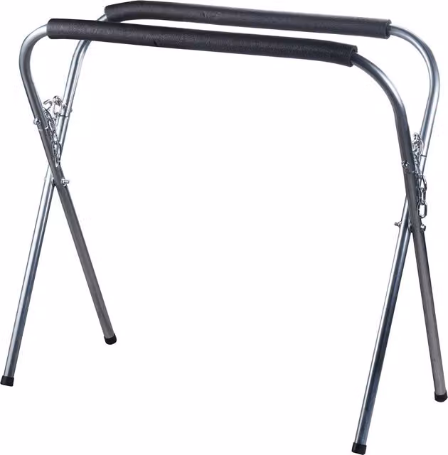 SwitZer Heavy Duty Folding Body Shop Panel Stand in Grey and Silver