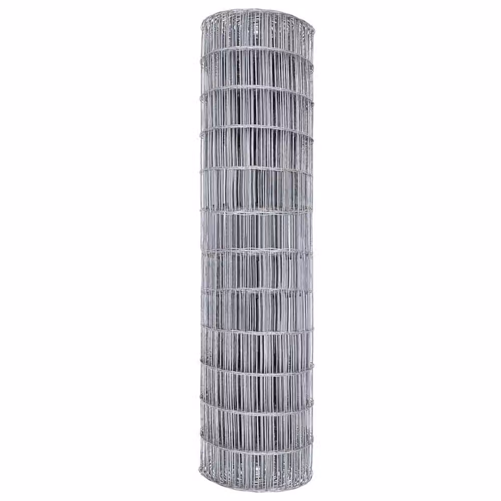 Berkfield Home Euro Fence Galvanised Steel in Silver, 1 x 10 m – 3
