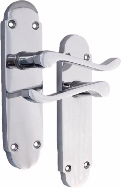 Betley Butterfly Chrome Steel Door Handle