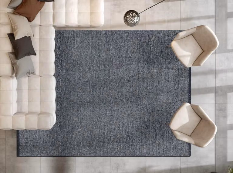RugsX Casablanca Plus Green Rectangular Machine Woven Polyester Rug, W: 175 cm, D: 270 cm
