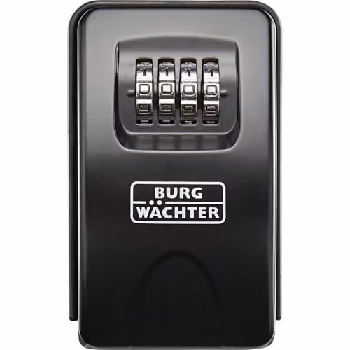 Burg-Wächter Key Safe 20SB in Black, fits keys up to 12cm