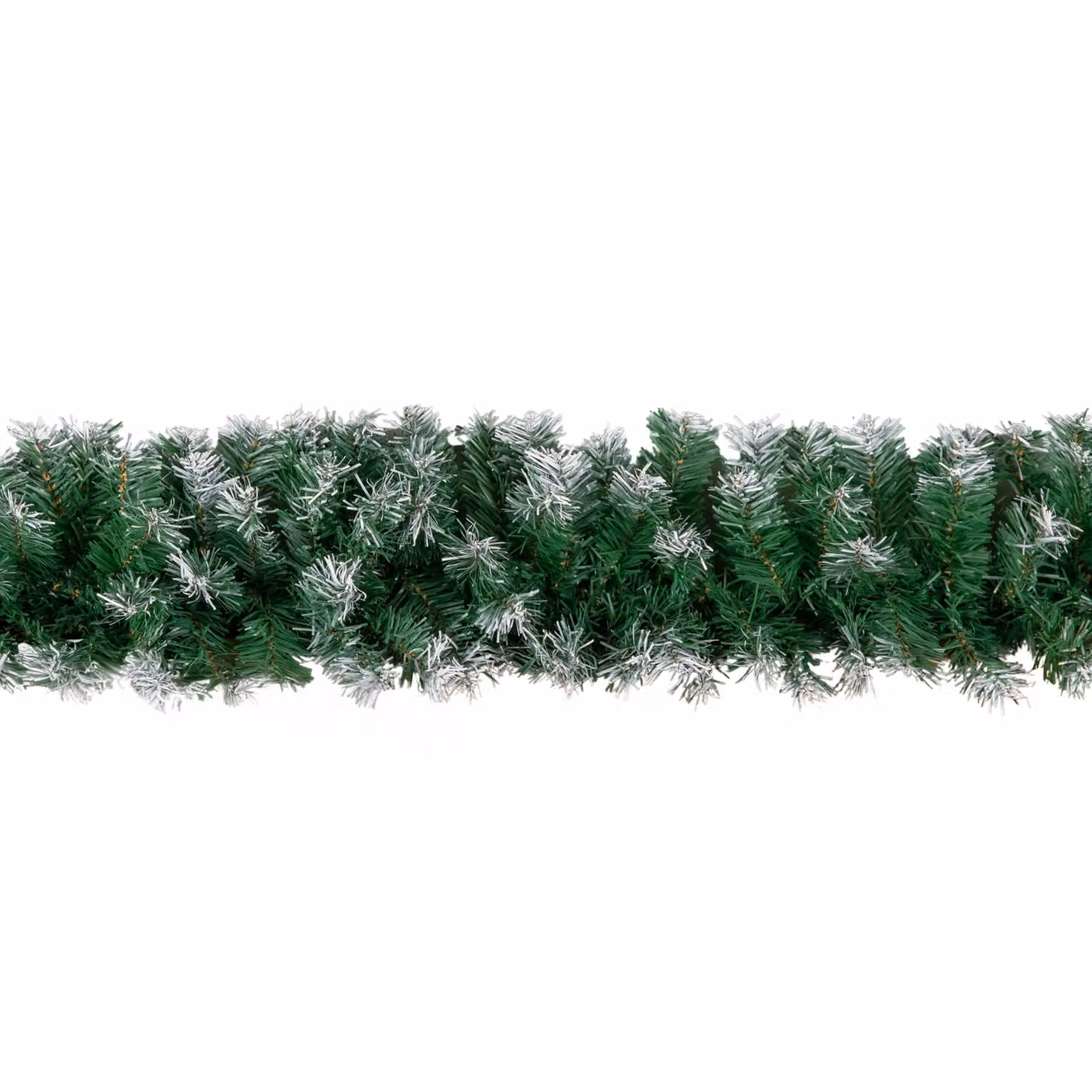 Samuel Alexander 2.7m Snow Tipped Green Christmas Garland – 4