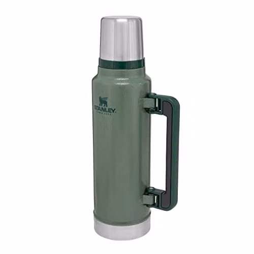 Stanley 1913 Classic Legendary Vacuum Insulated Stainless Steel Thermal Flask, 1.4 l, Green – 1