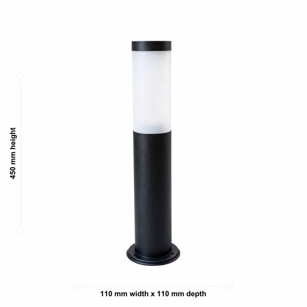 First Choice Lighting Carlton Black LED Outdoor Post Light – 4