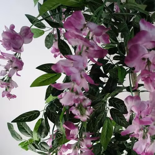 Botanik Luxury Pink and Black Freestanding Artificial Flowering Tree – 4