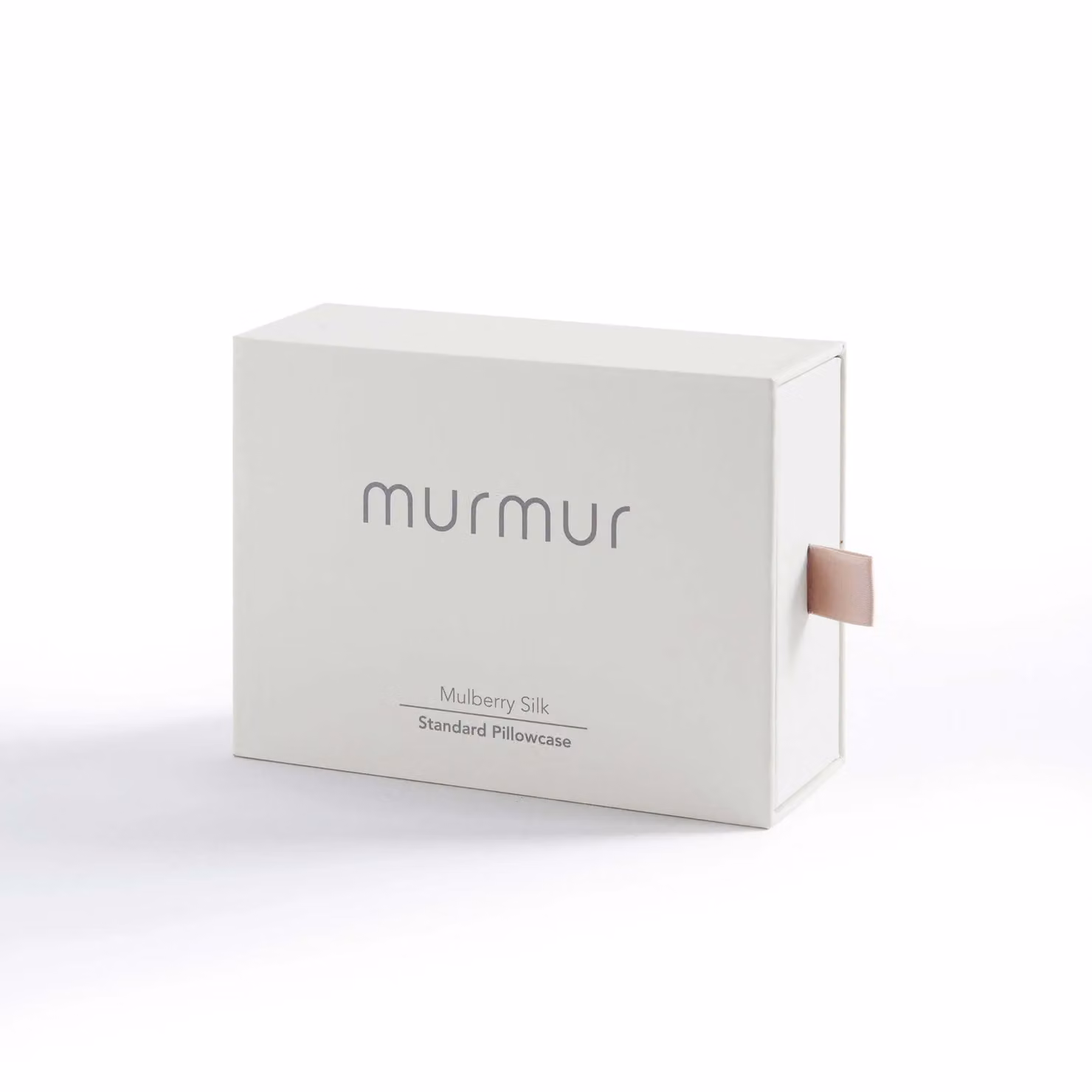 Murmur Silk Pillowcase in White or Beige – 2