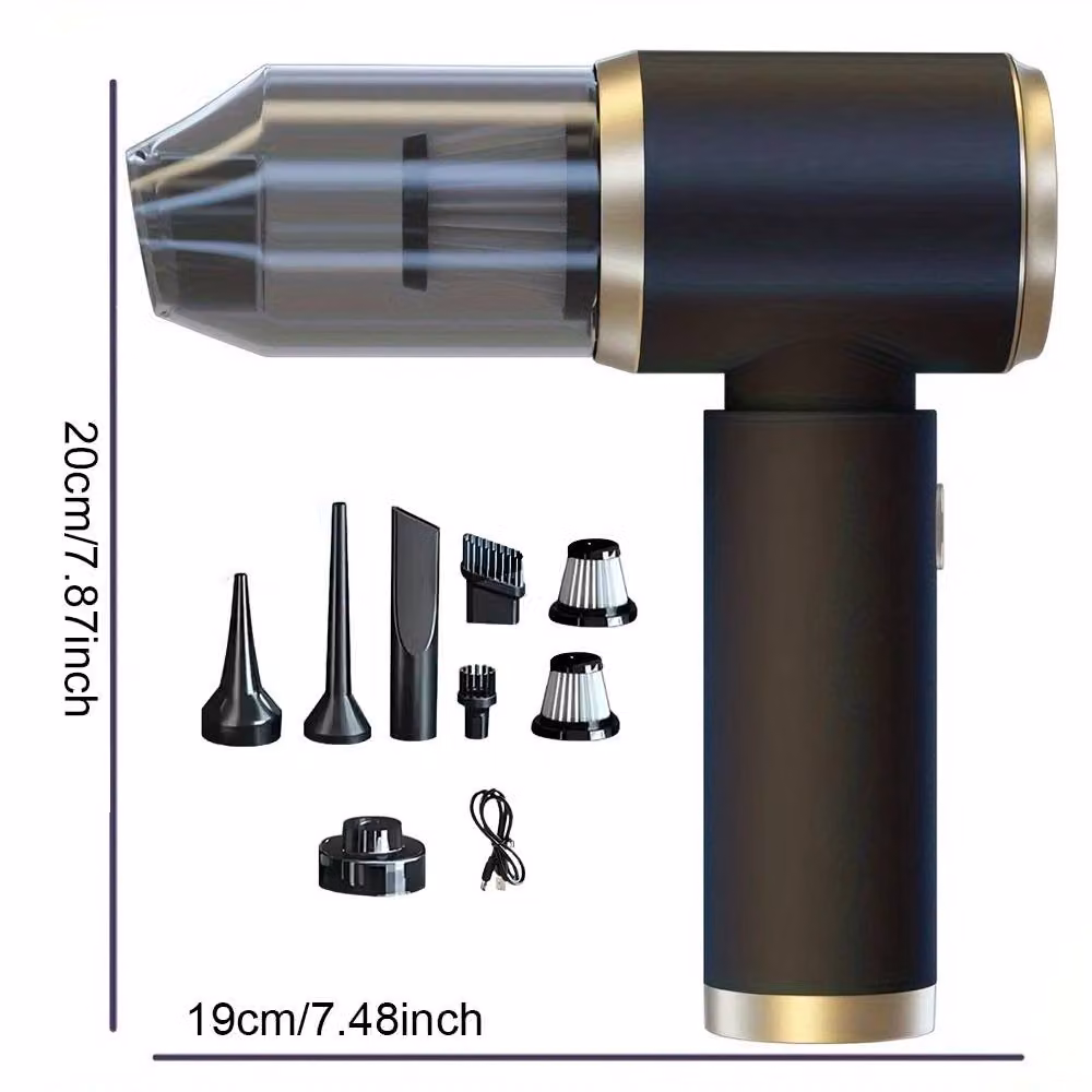 SPETLEK Cordless Wet Dry Car Vacuum Cleaner with Strong Suction and Blow Function, Black – 2