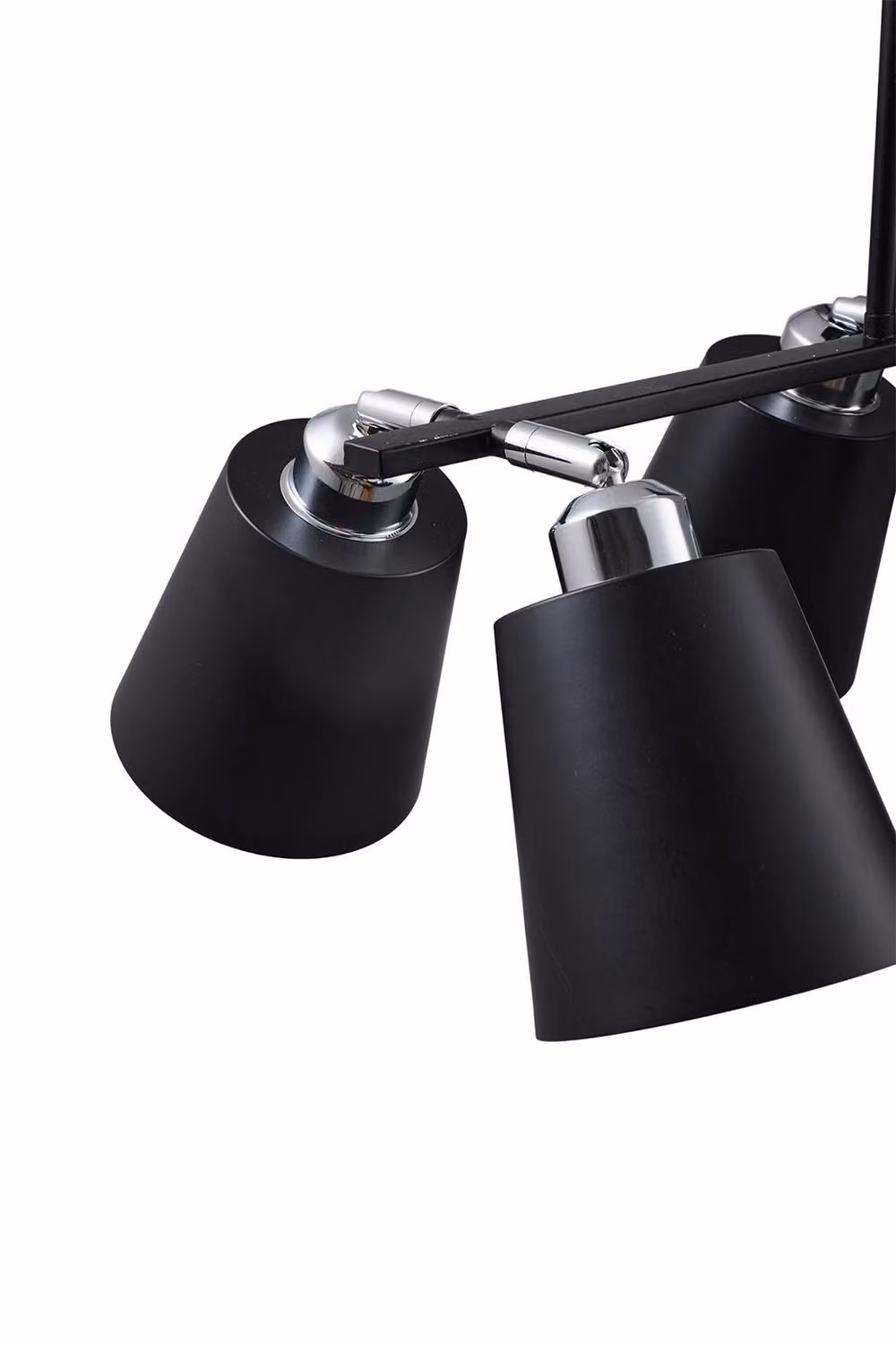 Living and Home Adjustable 6-Light Semi-Flush Mount Ceiling Spotlight in Black – 5