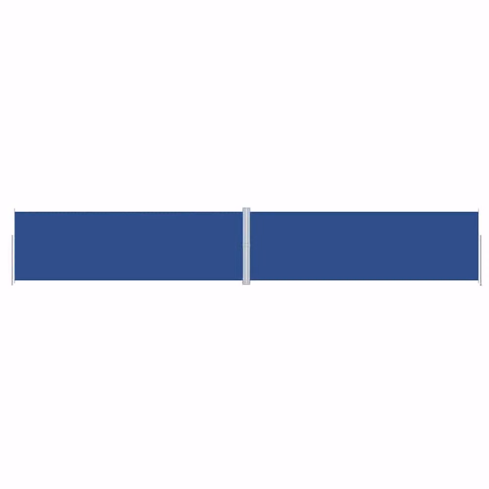 Berkfield Home Blue Retractable Roller Side Awning, W/H: 1200 x 200 cm – 2