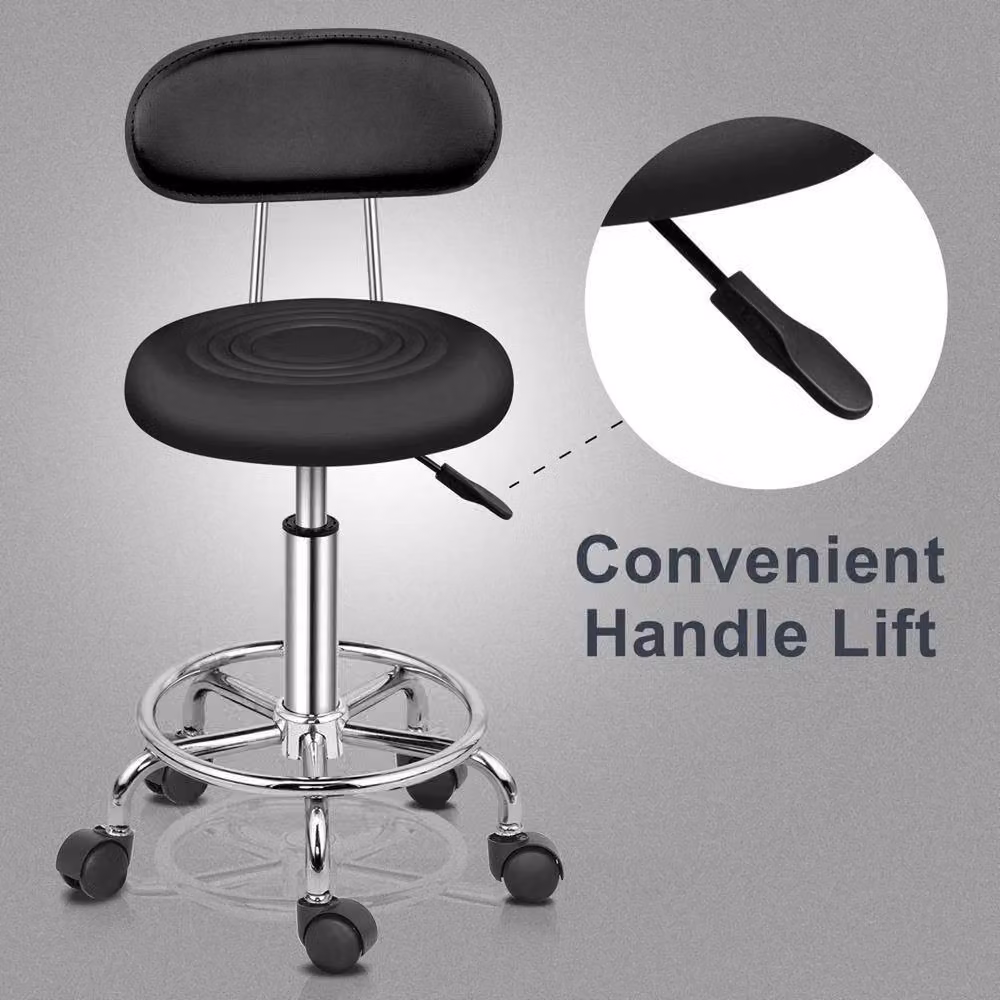 Kelvenix Black Salon Stool Hairdressing Styling Chair – 3