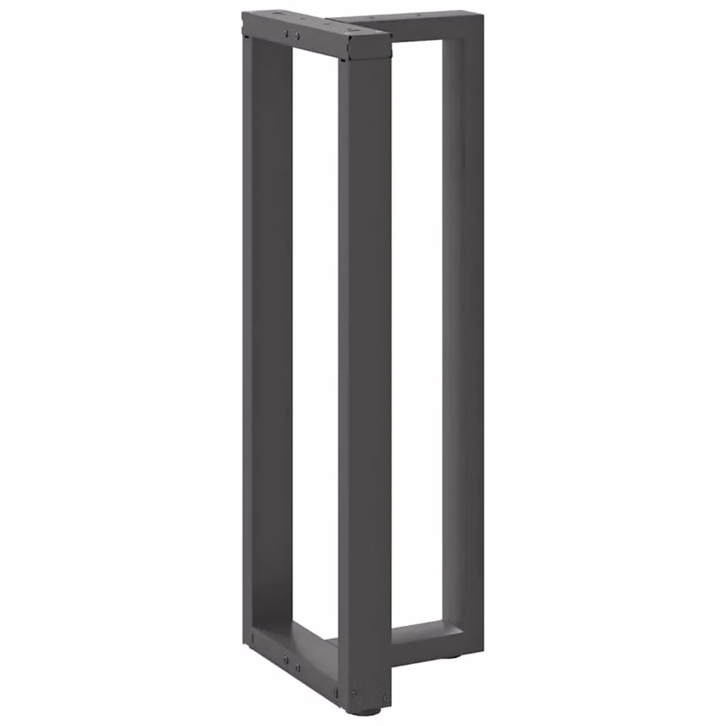 Berkfield T-Shaped Home Bar Table Legs, 2 Piece Anthracite Black Steel Set, W/D/H: 40 x 35 x 110-111 cm – 3