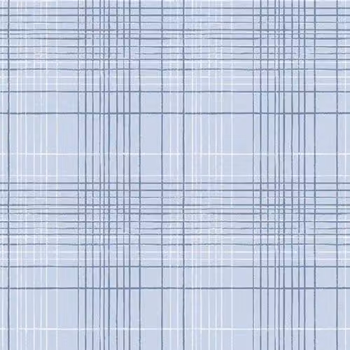 Galerie Deauville 2 Linear Grid Blue and White Geometric Abstract Wallpaper Roll