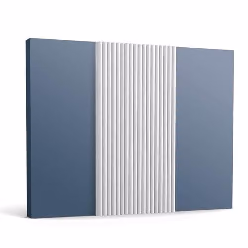 Orac Decor WX210 Modern 3D Wall Panel, White, W/D/H: 25.5 x 1.3 x 200 cm