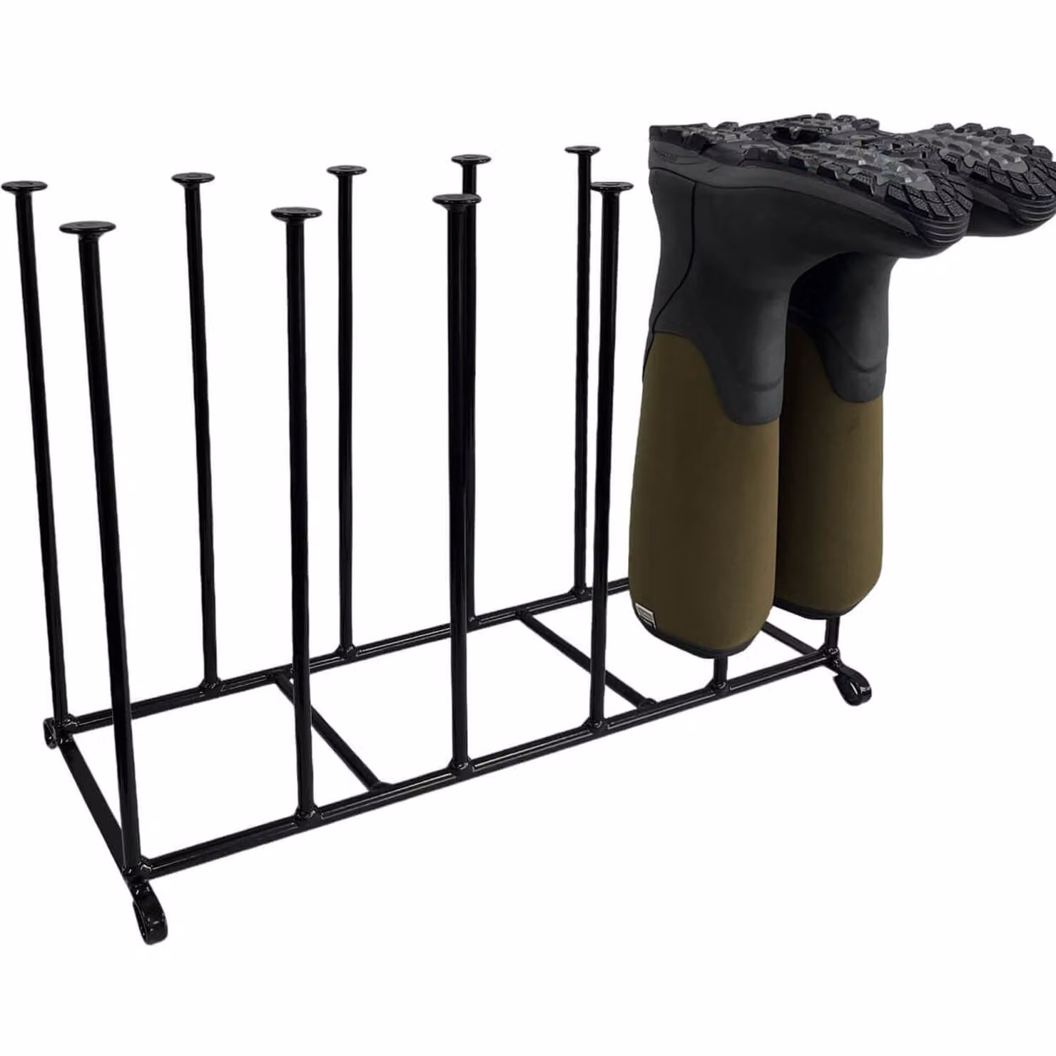 Garden Pride Compact Wellington Boot Stand in Black for 6 Pairs – 2
