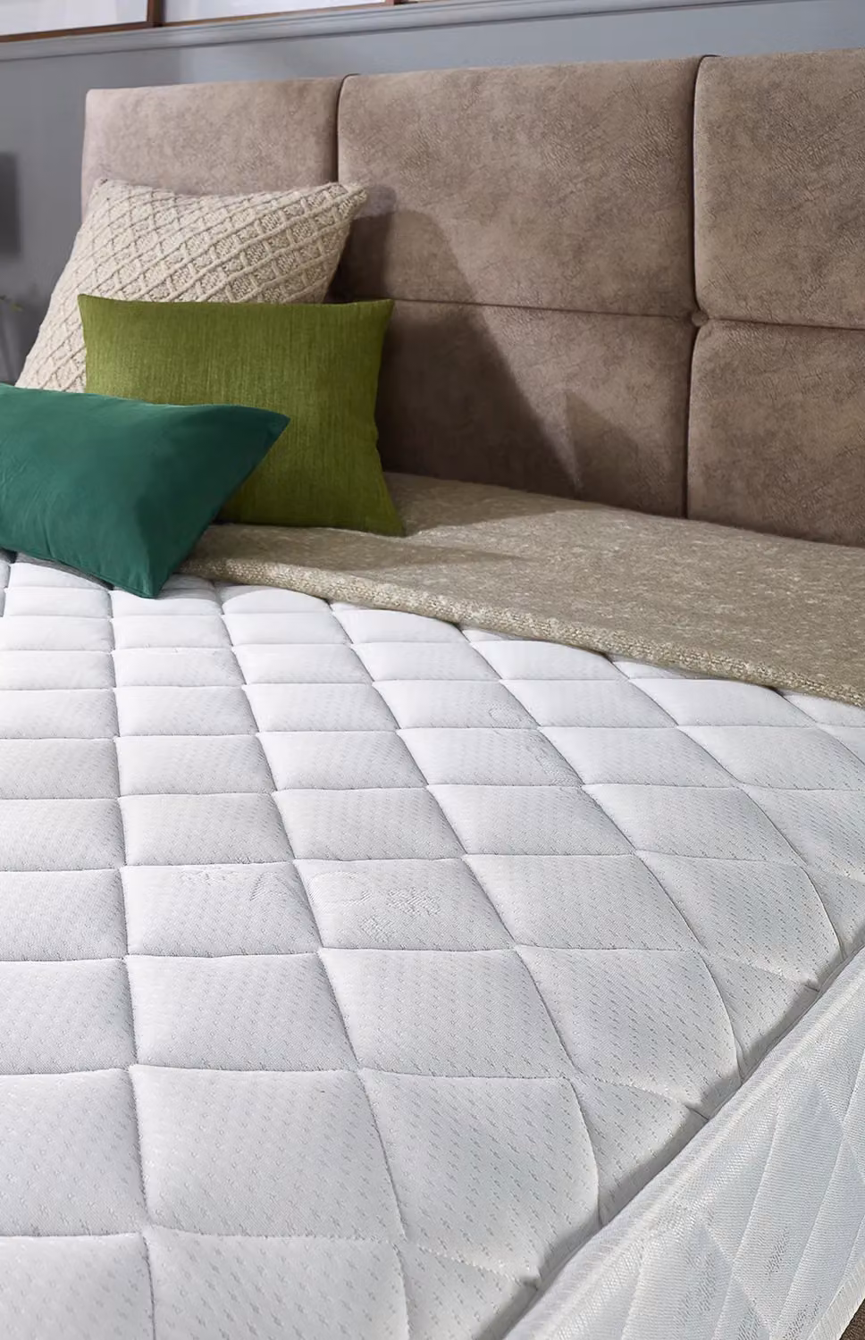 Aspire Essentials Comfort Rolled Bonell Spring Mattress in White, W/D/H: 90 x 200 x 20.32 cm – 3