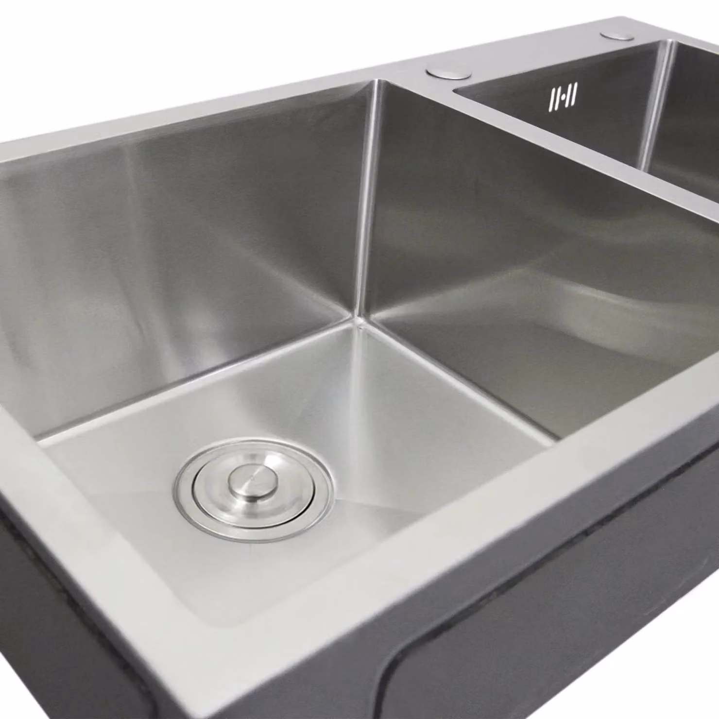KuKoo Double Stainless Steel Sink in Silver – 3