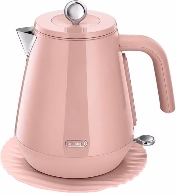 DeLonghi Eclettica Kettle in Pink with Limescale Filter, 2.5 l – 1