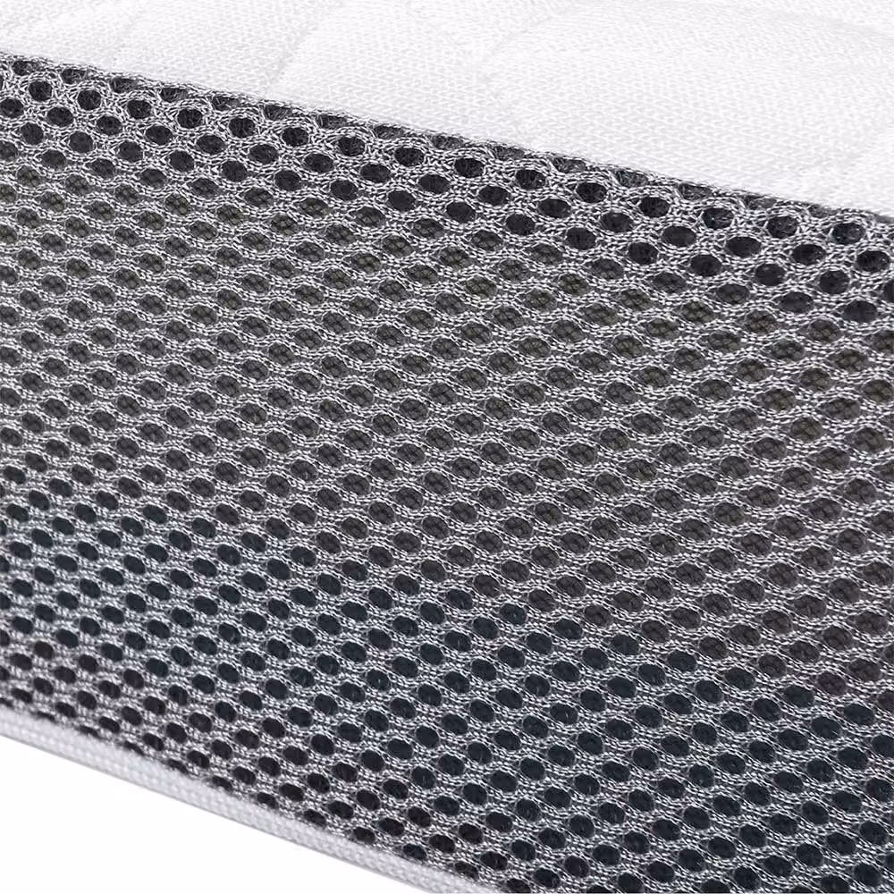 Lavio Double Memory Foam Mattress Topper with Removable Washable Cover in White, W/D/H: 135 x 190 x 8 cm – 3