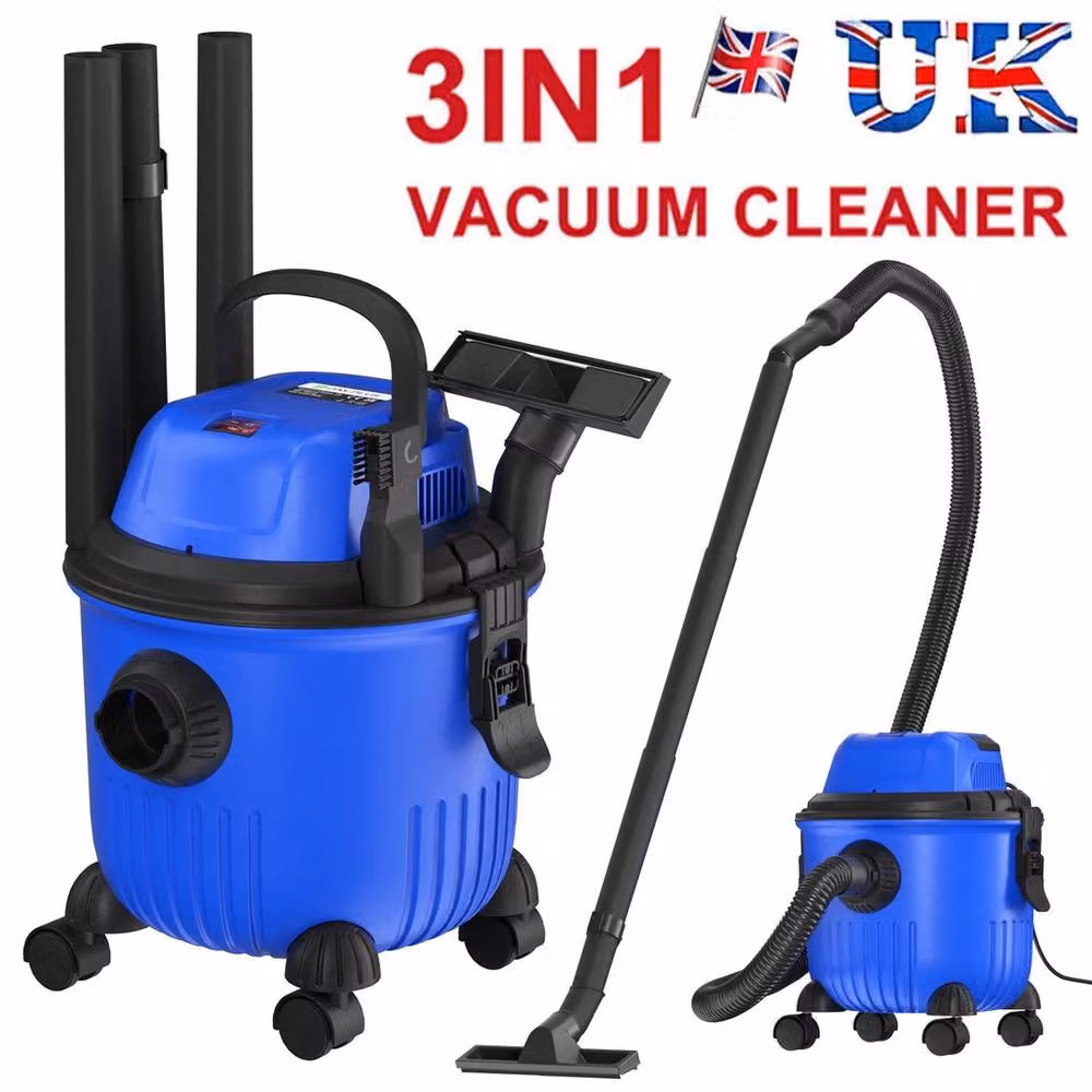 SPETLEK 3-in-1 Electric Upright Wheeled Stick Vacuum Cleaner with HEPA Filter and Blow Function, Blue – 3