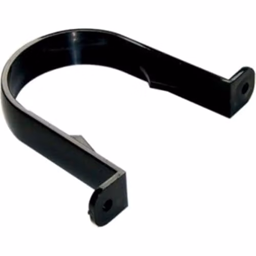 Floplast Hi-Cap Guttering Component, 115mm, Black