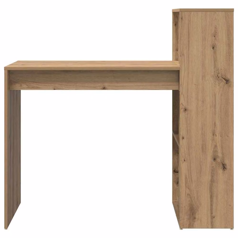 Berkfield Home Modern Writing Desk in Artisan Oak Brown – 4