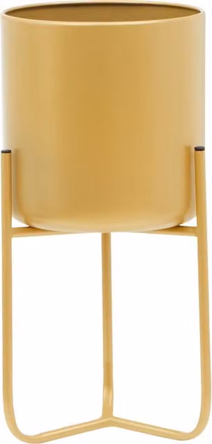 Orsina Avento Small Gold Metal Floor Planter