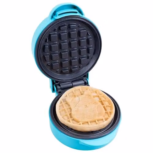 Fizz Creations Squishmallows Cam the Cat Waffle Maker with Non-stick Plates