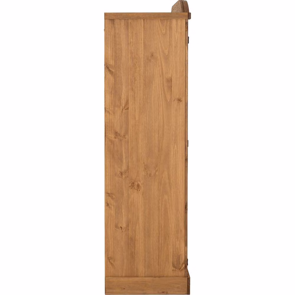Seconique Corona Essentials 4 Door Wardrobe in Natural Waxed Pine – 2