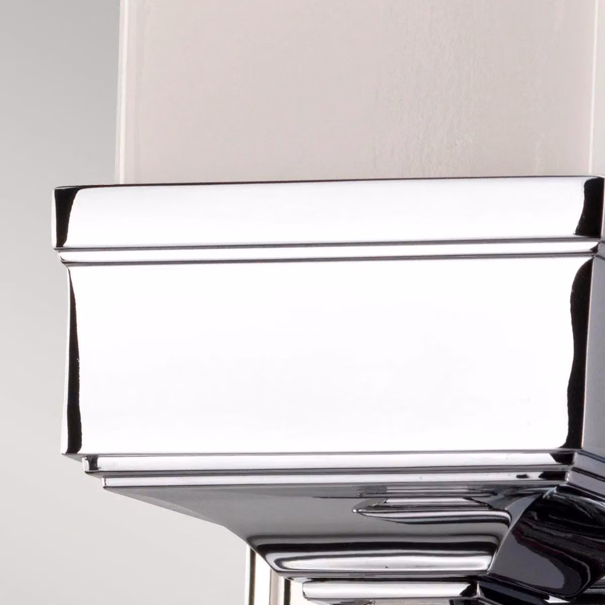 Netlighting Cambridge 1 Light Bathroom Wall Light in Polished Chrome and Grey, IP44, G9 – 3