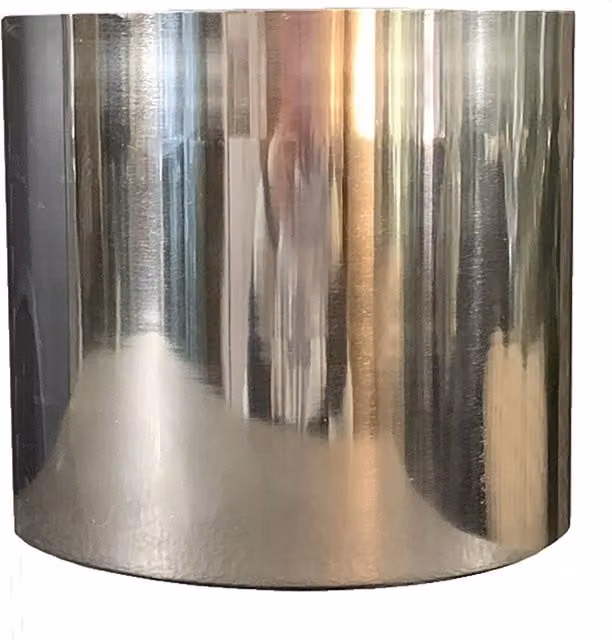 Botanik Leaf Planter Metal Plant Pot in Silver, W/D/H: 20 x 20 x 18 cm – 3