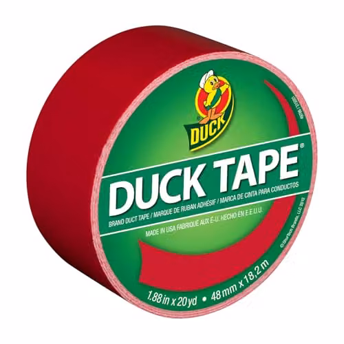 Sellotape Duck Tape Cloth Duct Tape in Red, W: 48 mm, L: 18.2 m